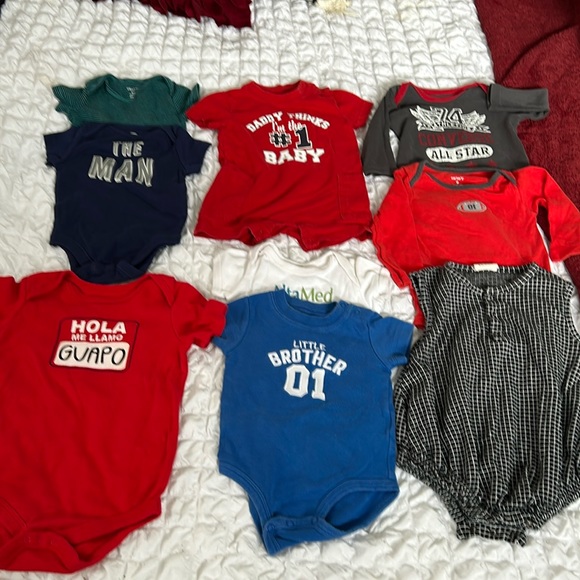 Baby Boy onesies 6 moths to 9 months - Picture 1 of 11